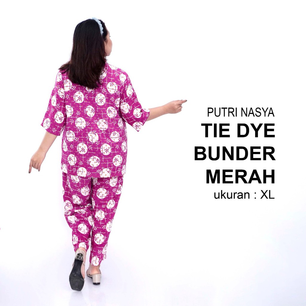 Tie Dye Big Size / One Set / Setelan Celana Panjang / Setelan Jumbo / Tie Die Big / Tie Dye Piyama