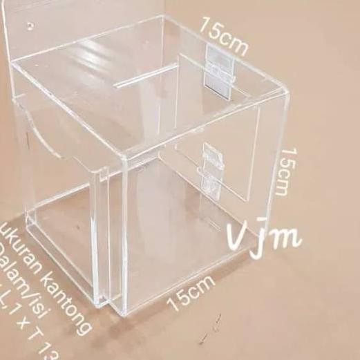 Kotak saran acrylic , kotak kritik dan saran akrilik ○
