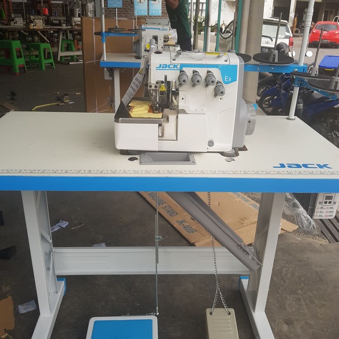 Mesin obras jack servo E3-5 benang lima