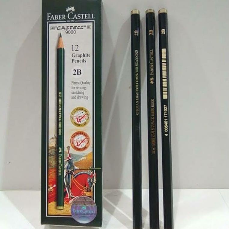 

ウ PENSIL FABER CASTELL 2B (1 LUSIN) TERMURAH グ