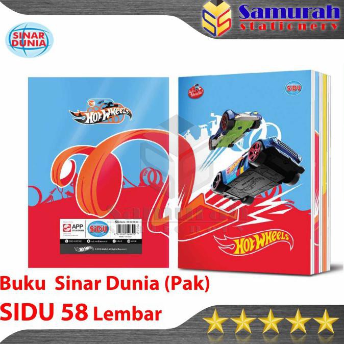 

Buku Tulis Sidu 58 Lbr / Buku Tulis Sinar Dunia 58 Lembar/ Buku 58lbr Kode 1236