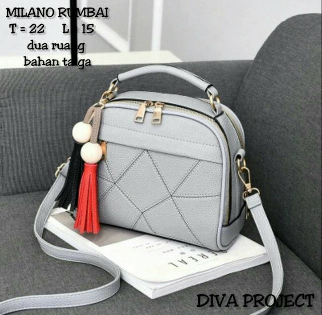 Tas Selempang milano rumbai 1 2 3 4 5 6