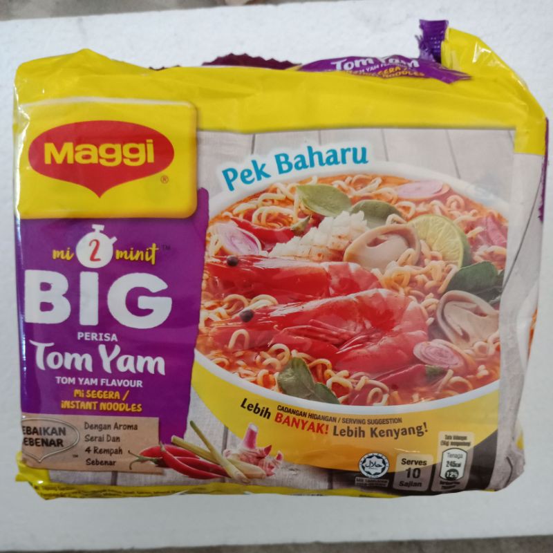 

mi segera /intant noodles maggi perisa tom yam 1pack isi 5bungkus