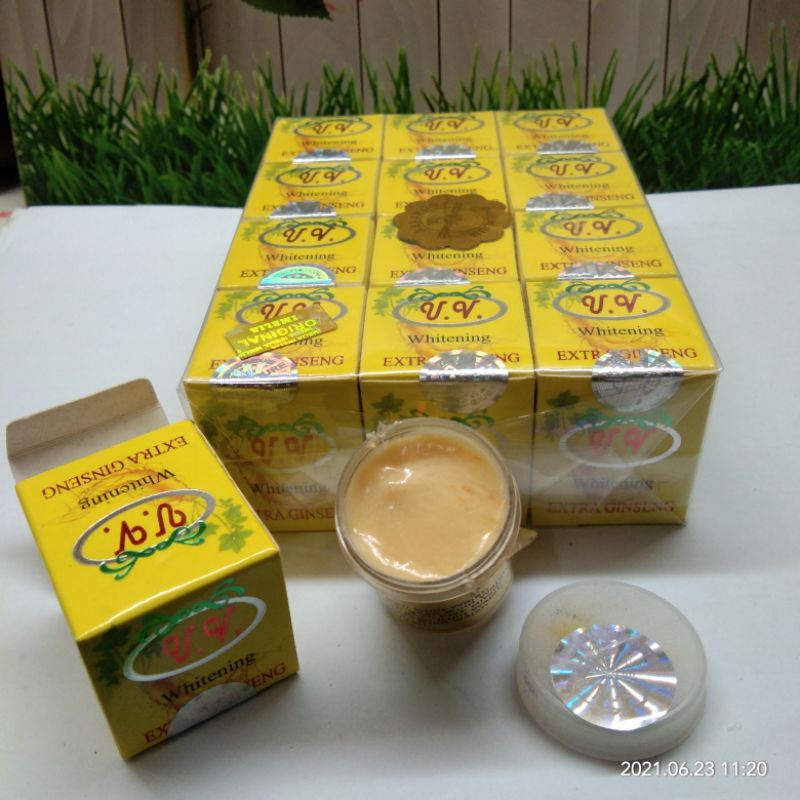 CREAM UV WHITENING GINSENG MURAH 12 PCS