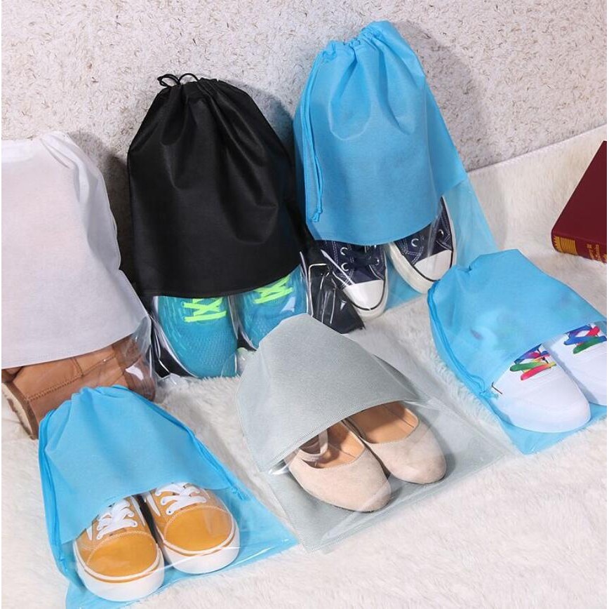 tas sepatu portable organizier tas serut ramah lingkungan