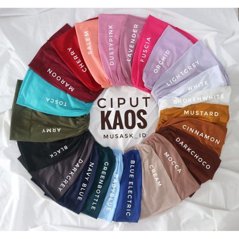 Ciput Kaos Basic Favorit, Adem Menyerap Keringat