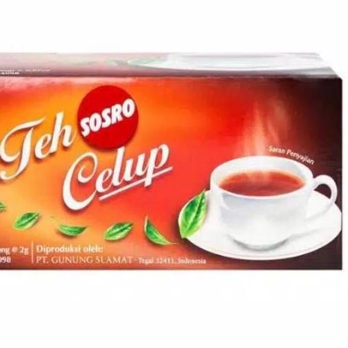 

Teh celup sosro isi 30 s