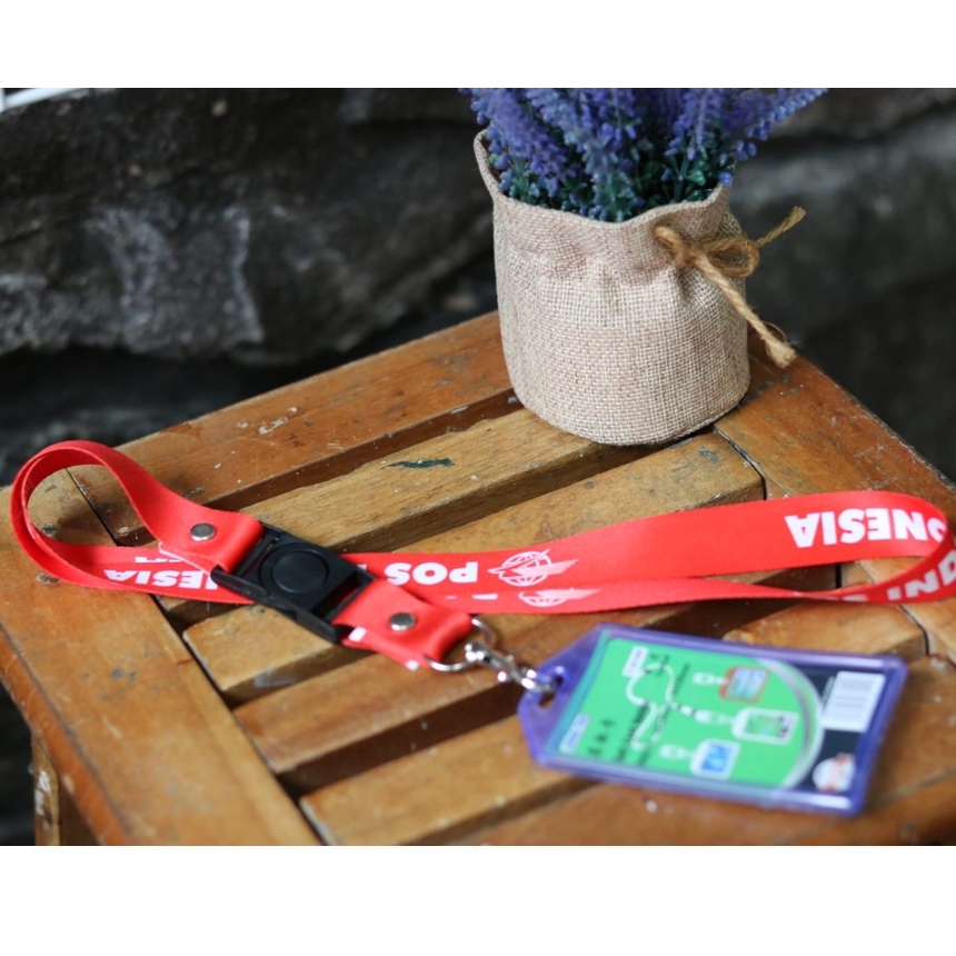 

TALI ID CARD LANYARD NAME TAG POS INDONESIA BISA SATUAN ECER