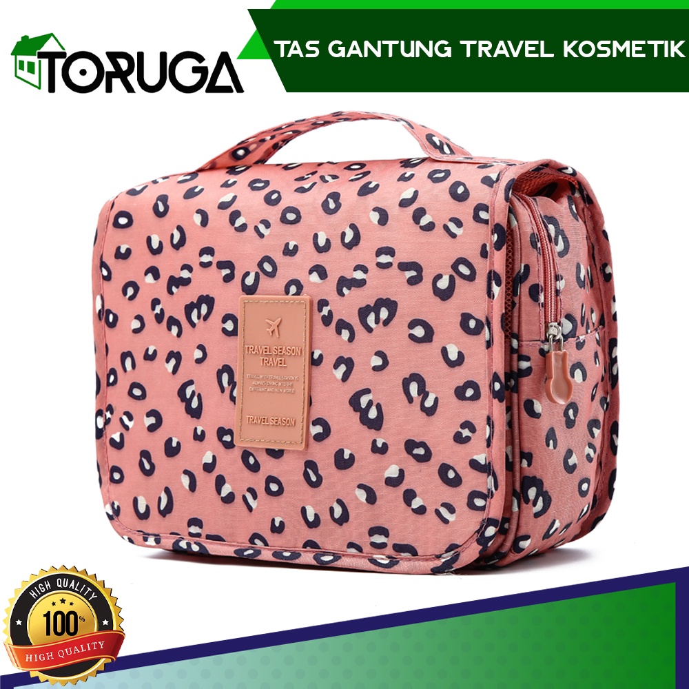 Tas Perlengkapan Mandi Kosmetik Makeup Gantung Travel Bag Toiletries