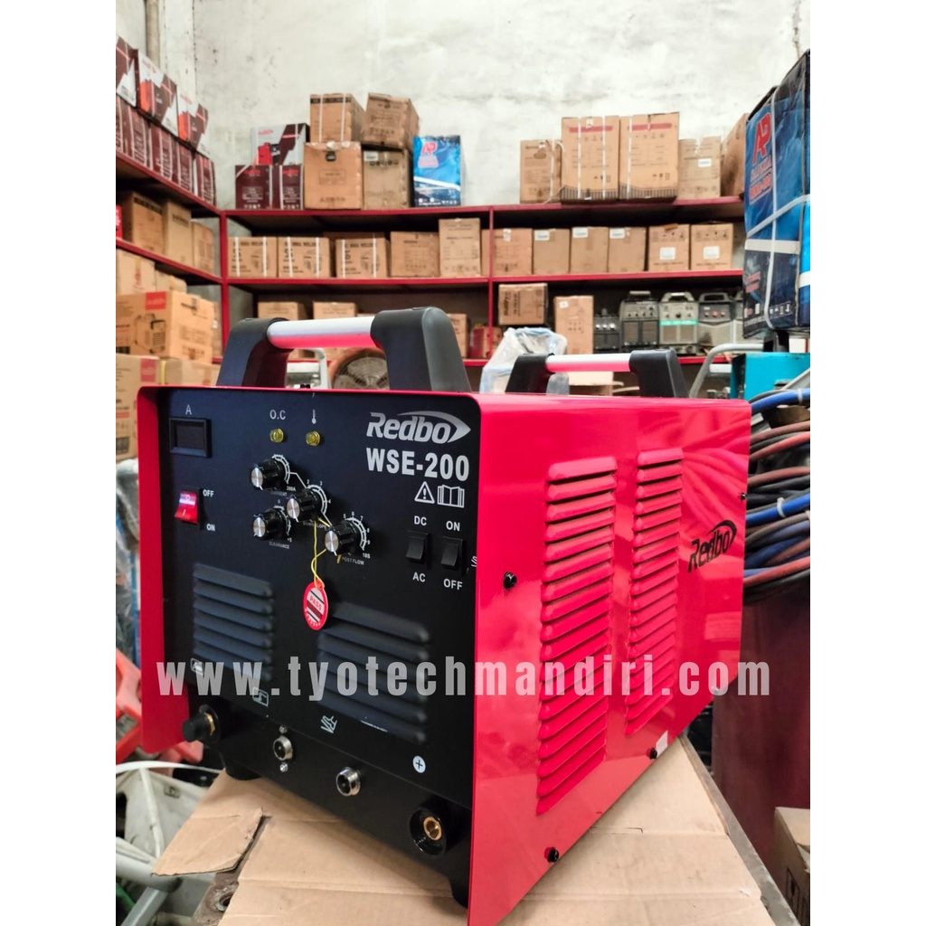Mesin Las Argon WSE 200 Redbo Untuk Las Aluminium
