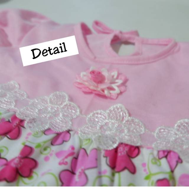 Dress rok YLIN Flowers Renda anak bayi SNI