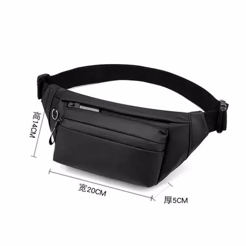 Tas Waistbag Waterproof Pria Wanita Phantom I Kobeo
