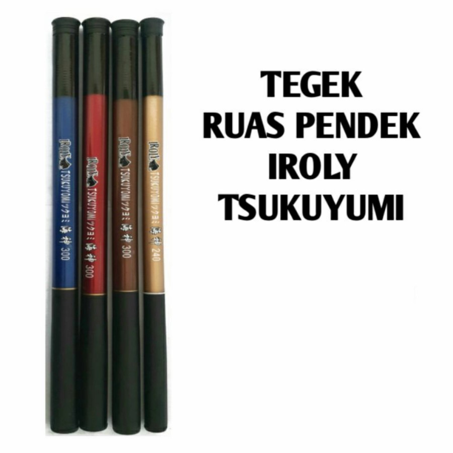 Joran pancing tegek ruas pendek iroly tsukuyomi murah