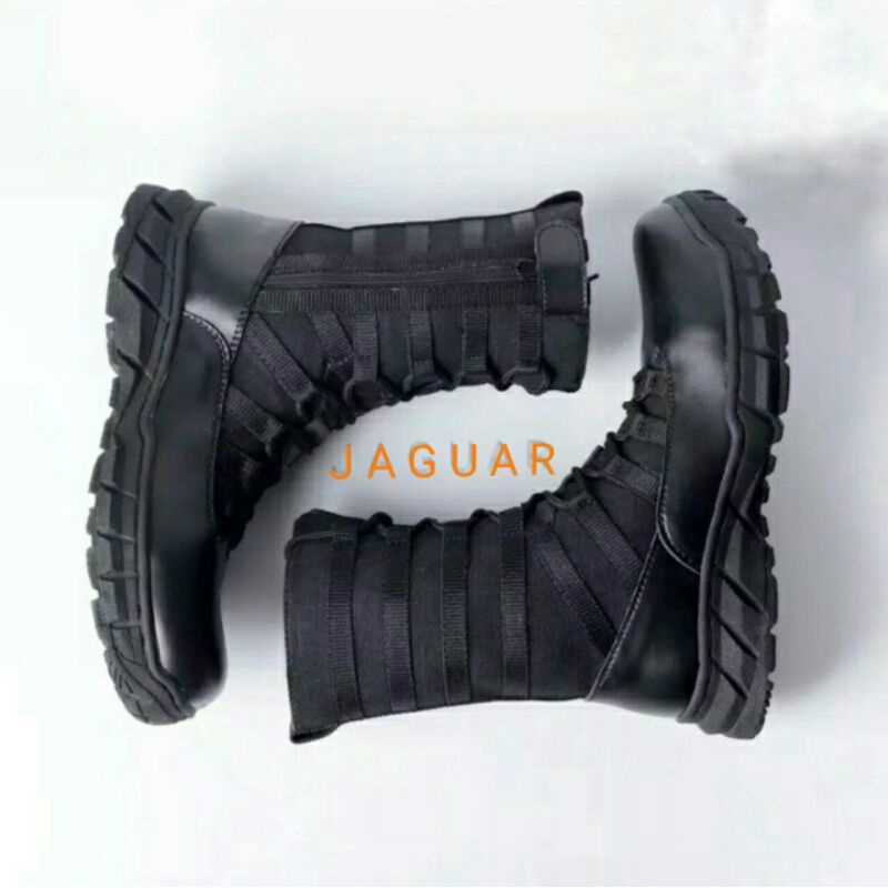 SEPATU PDL TNI/POLRI NINJA KULIT ASLI BRAND JAGUAR