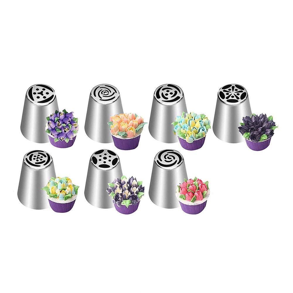 Preva Flower Frosting Tip Tools Bunga Mawar Cupcake Perlengkapan Baking Icing Piping Nozel