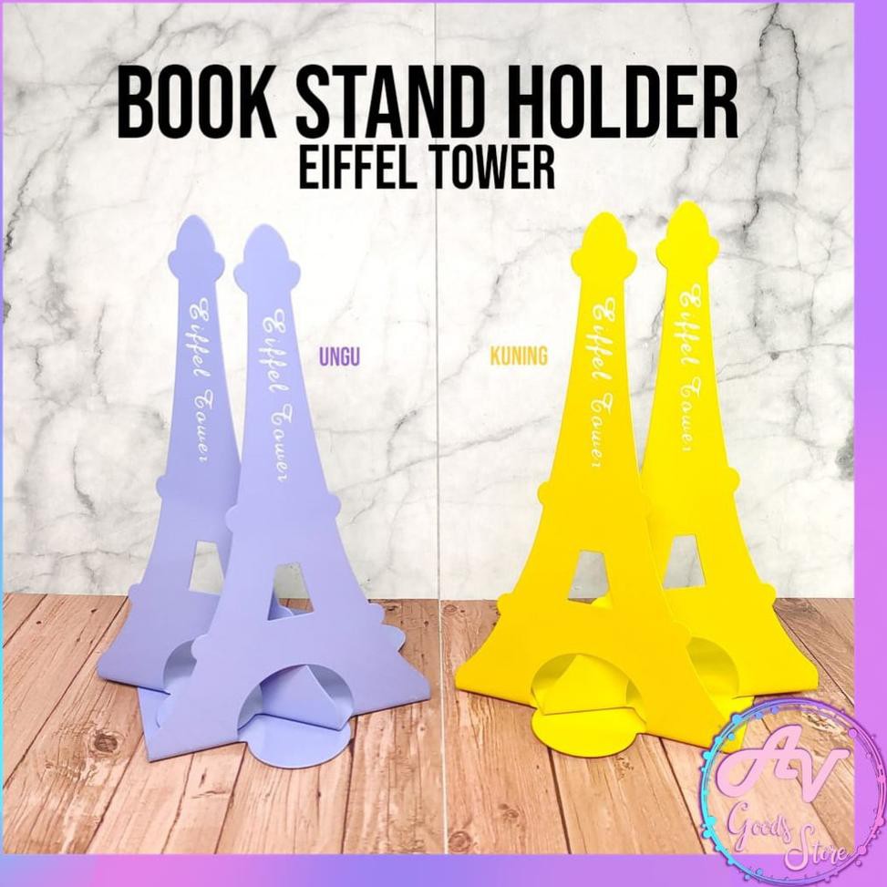 

Pasti Murah VC8QM Book Stand / Sandaran Buku / Penyangga buku / pembatas buku / Book end fancy besi