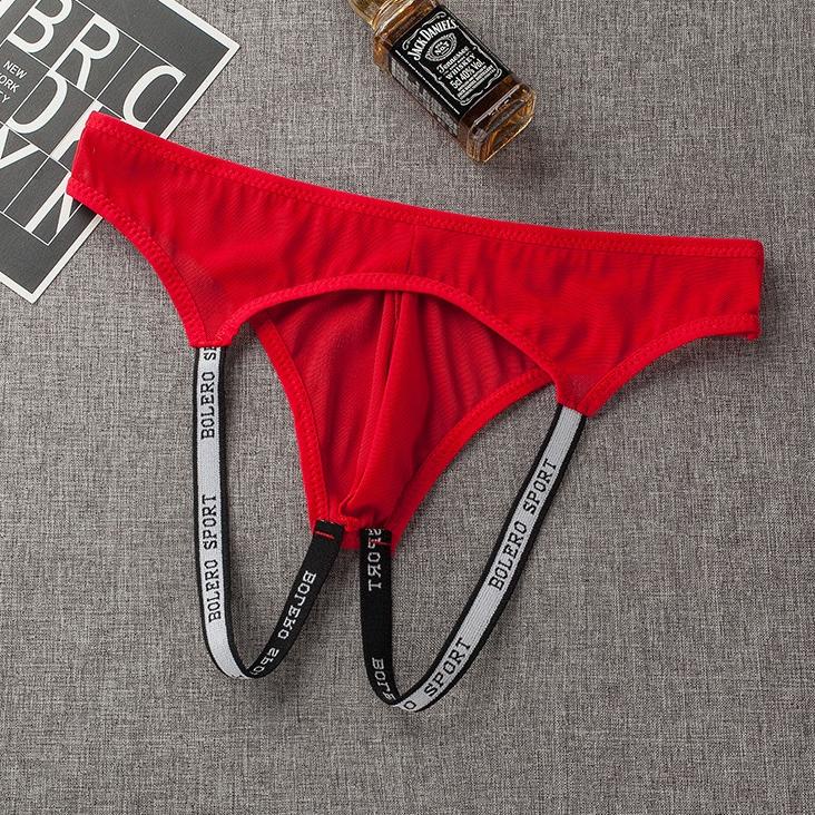 [KODE PRODUK ZVT9949] (COD) Celana Dalam Pria Sexy Transparan G String Crotchless Pria Segitiga Thon