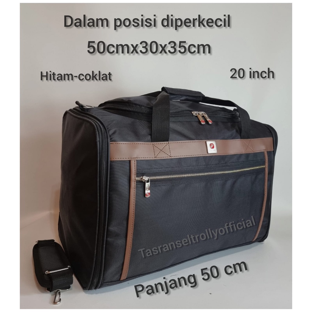 Tas Pakaian Travel Bag Polo Interclub 70x30x35 size Jumbo 100%original