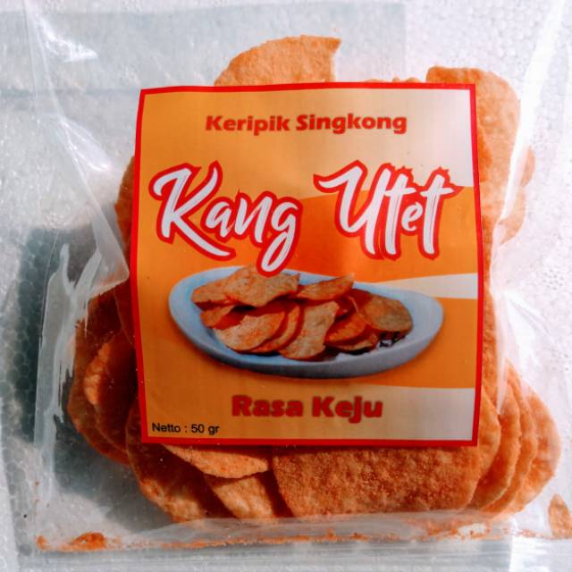 

Keripik singkong/emping singkong rasa keju