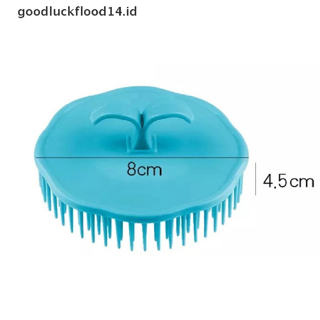 [OOID] Shampoo Brush Adult Scalp Brush Soft Glue Comb Long Hair Hair Scalp Head Massage ID