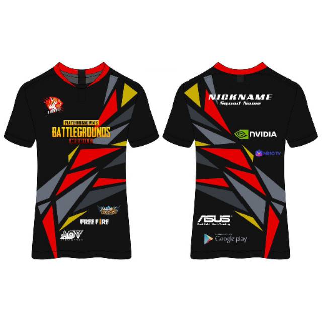  Jersey  Gaming PUBG terbaru design elegan dan keren  cocok 