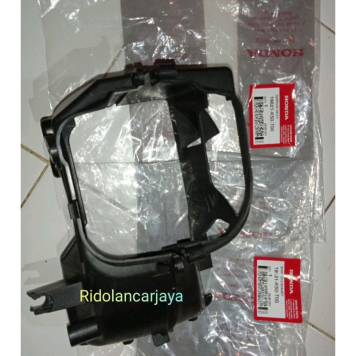 COVER CLYNDER BLOK SET SHROUD EXHAUST-INLET SET BEAT ESP (19631-K50-T00+19621-K50-T00)ORIGINAL HONDA