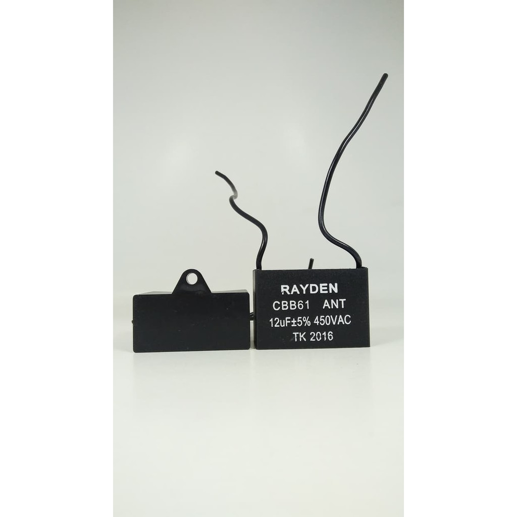 KAPASITOR 12 UF / 450V RAYDEN ( FREE BUBBLE WRAB BOX )
