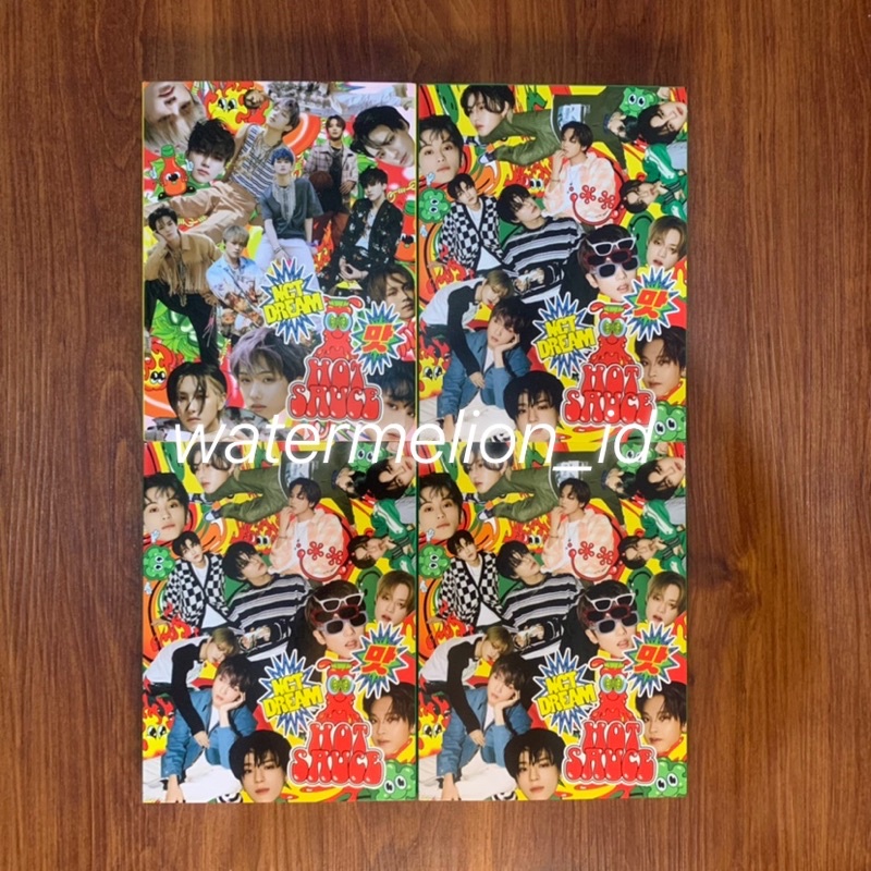 ALBUM ONLY NCT DREAM HOT SAUCE BORING CHILLING + FOLDED POSTER HAECHAN RENJUN JAEMIN
