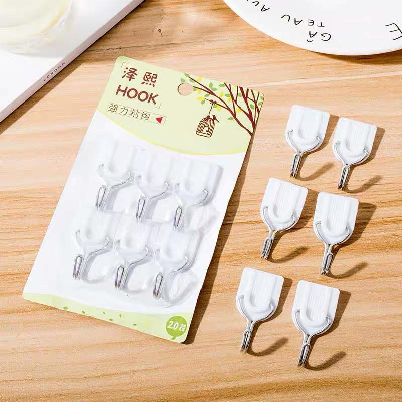 Gantungan Multifungsi Hook - Gantungan Dinding 6pcs