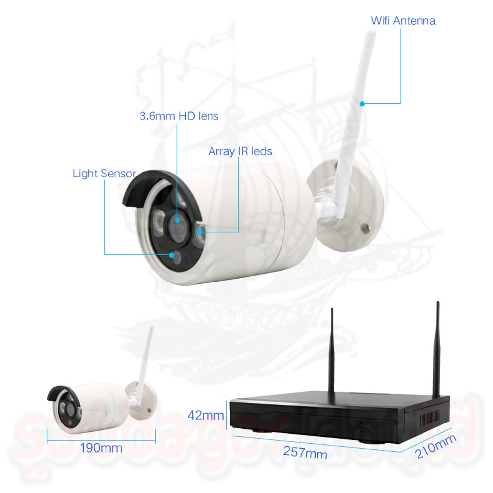 WIRELESS CCTV - KAMERA CCTV - CAMERA CCTV - PAKET CCTV - IP CAMERA