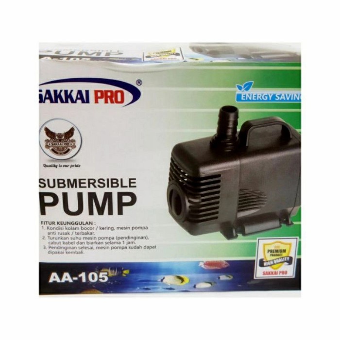 Pompa kolam aquarium hidroponik SAKKAI PRO AA 105