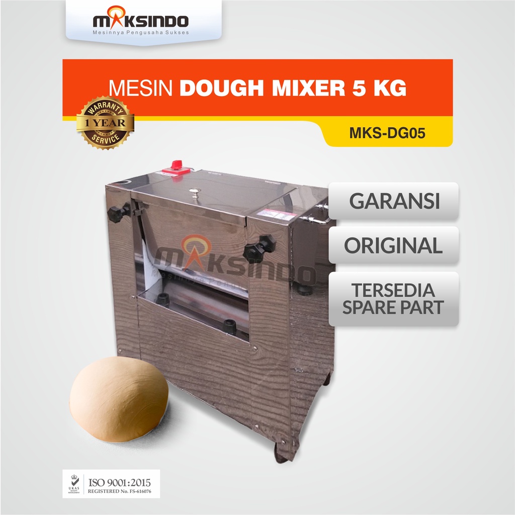 Mesin Dough Mixer 5 kg (MKS-DG05)