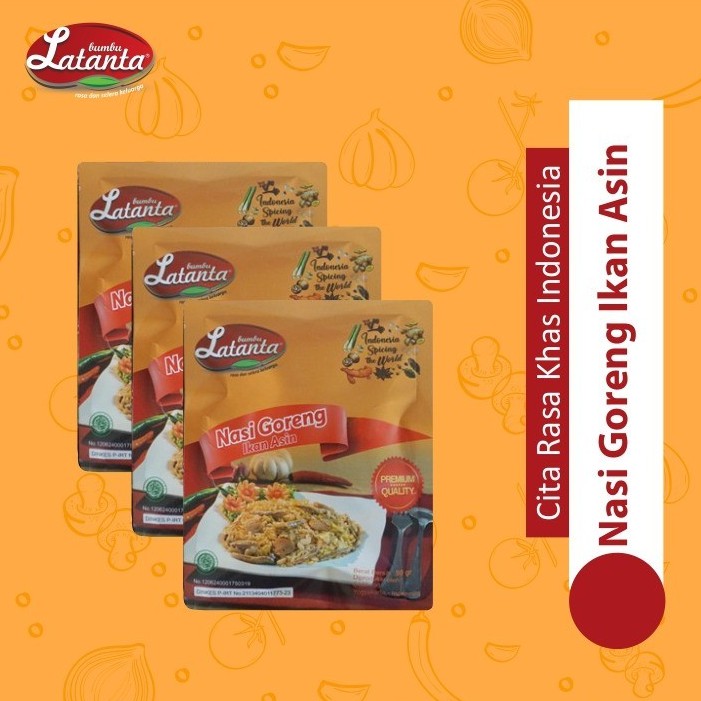 

Bumbu Nasi Goreng Ikan Asin 3 pack @90 gram