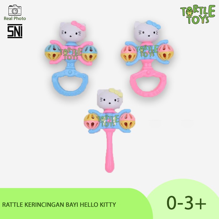 KERINCINGAN BAYI RATTLE KARAKTER HELLO KITTY MINNIE