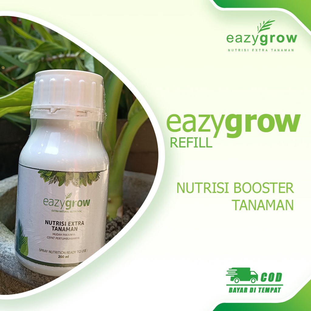 Produk ORIGINAL ada disini, pupuk tanaman hias, pupuk tanaman eazygrow Botol refill 200ml