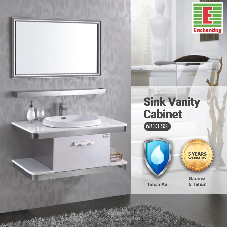 Wastafel Kabinet Pvc Keramik Europe Enchanting 6833