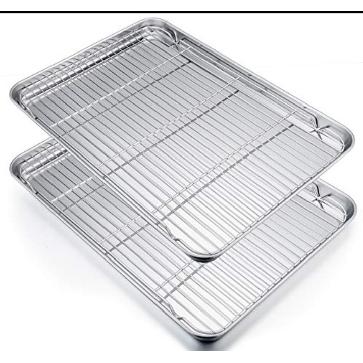 set cooling rack dan wadah minyak peniris makanan cooling rack peniris makanan peniris kue cooling rack dan nampan tatakan/nampan tatakan minyal/cooling rack/cooling rack peniris makanan