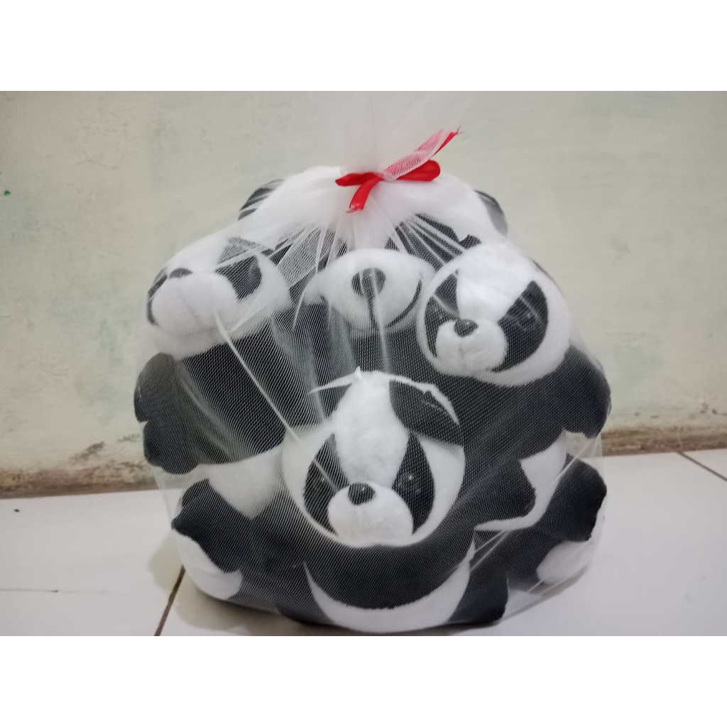 boneka panda beranak isi 4 ( 1besar 3 kecil )