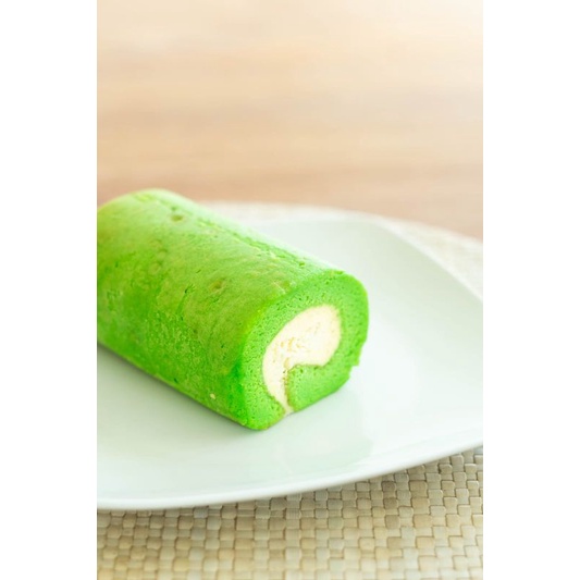 

BOLU GULUNG PANDAN KEJU KETO ( BESAR ) - BOLU GULU KETOFRIENDLY - BOLU GULUNG PANDAN CREAM CHESSE