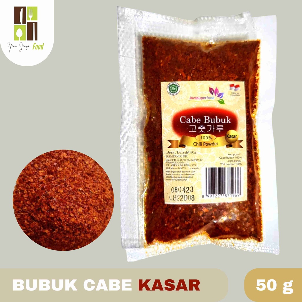 BUBUK CABE KASAR / CHILI POWDER KOREA 50g KEMASAN PLASTIK