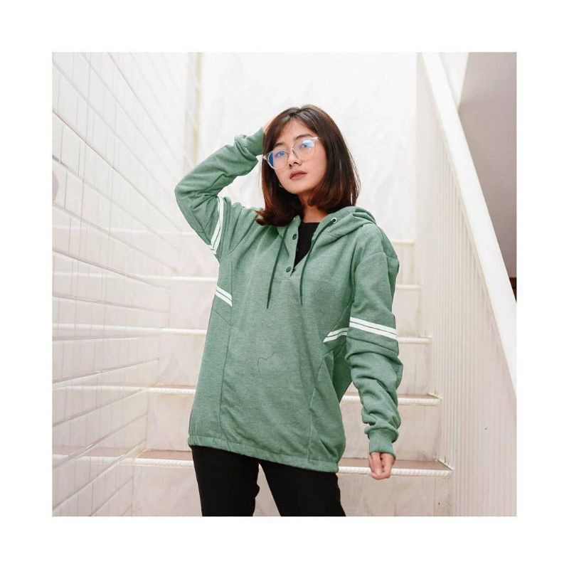 V SCARLA HOODIE SWEATER WANITA TERMURAH TERBARU-sweater wanita casual