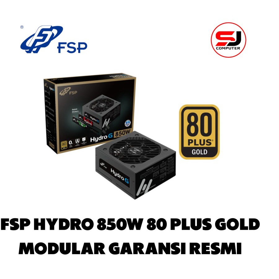 FSP HYDRO G PRO 850W 80 PLUS GOLD FULL MODULAR POWER SUPPLY 80+ PSU