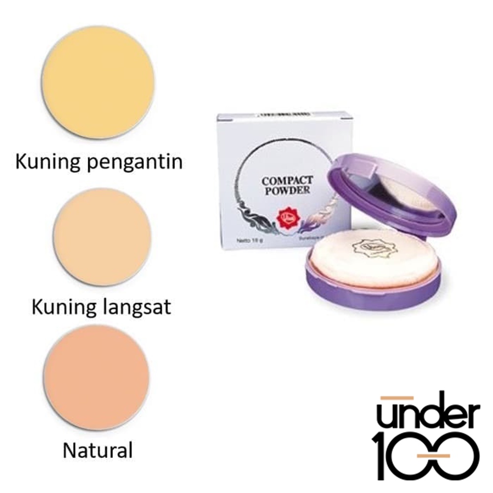 ❤ UNDER100 ❤ Viva Compact Powder Lilac 19g Bedak Padat BPOM HALAL