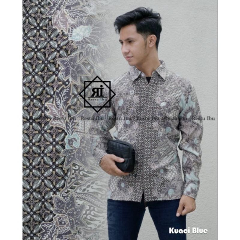 Realpict kemeja batik lengan panjang//batik seragam//kemeja batik pesta//kemeja kondangan//kemeja batik murah