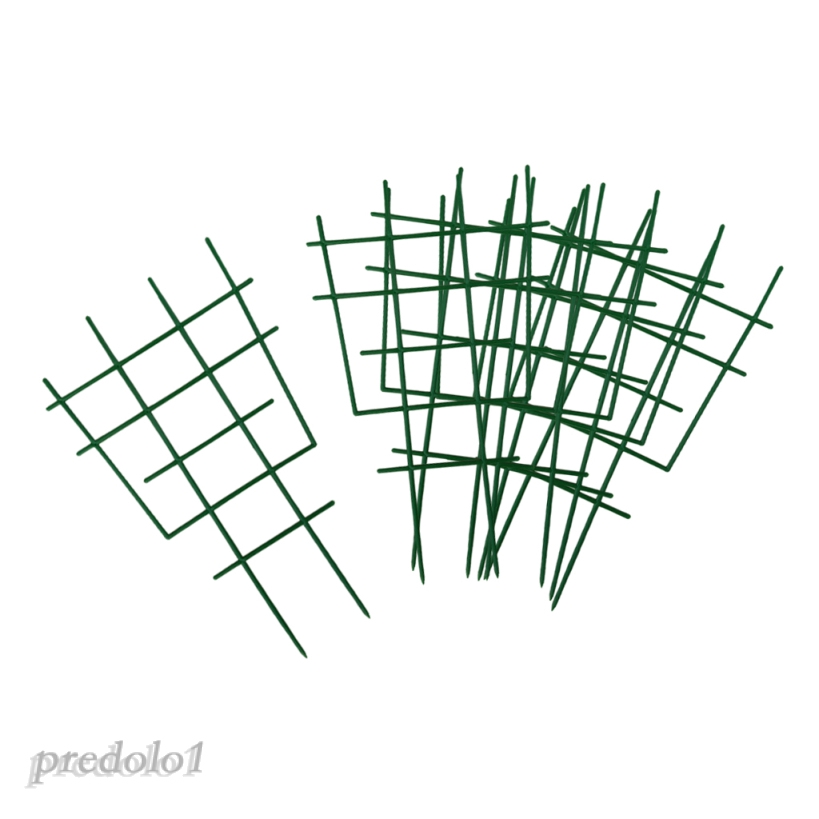 12pcs Trellis Penyangga Tanaman Rambat Mini Tahan Lama Untuk Taman Diy