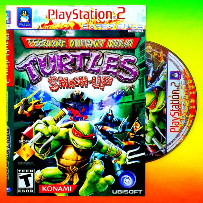 KASET  GAME PLAYSTATION 2 NINJA TURTLES TERBARU