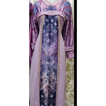 gamis jumputan sifon ceruty