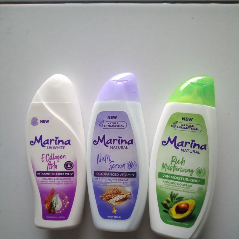 marina hand body lotion 190ml