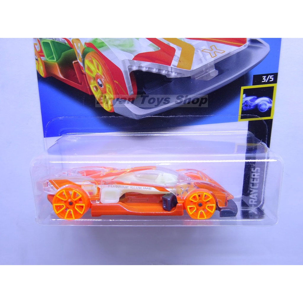 Hot Wheels Turbine Sublime Orange - Glow In The Dark