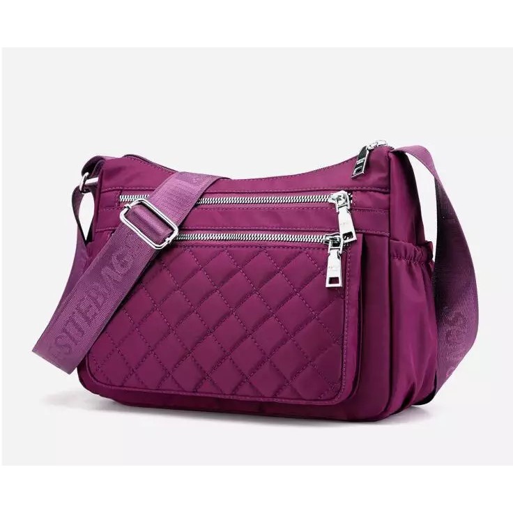 TAS SLEMPANG WANITA - TAS WANITA NILON ANTI AIR - TAS SLEMPANG WANITA MODIS IMPORT